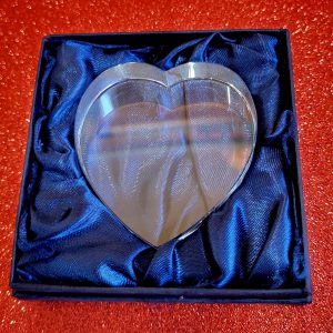 Crystal Heart Paperweight