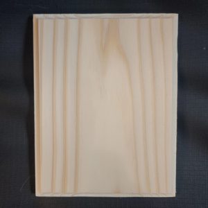 5 x 7 Cedar plaque - WITH KEYHOLES (8+1 Pack)