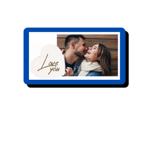 4 Pack - Pine Heart Photo Block Holder (4x6)